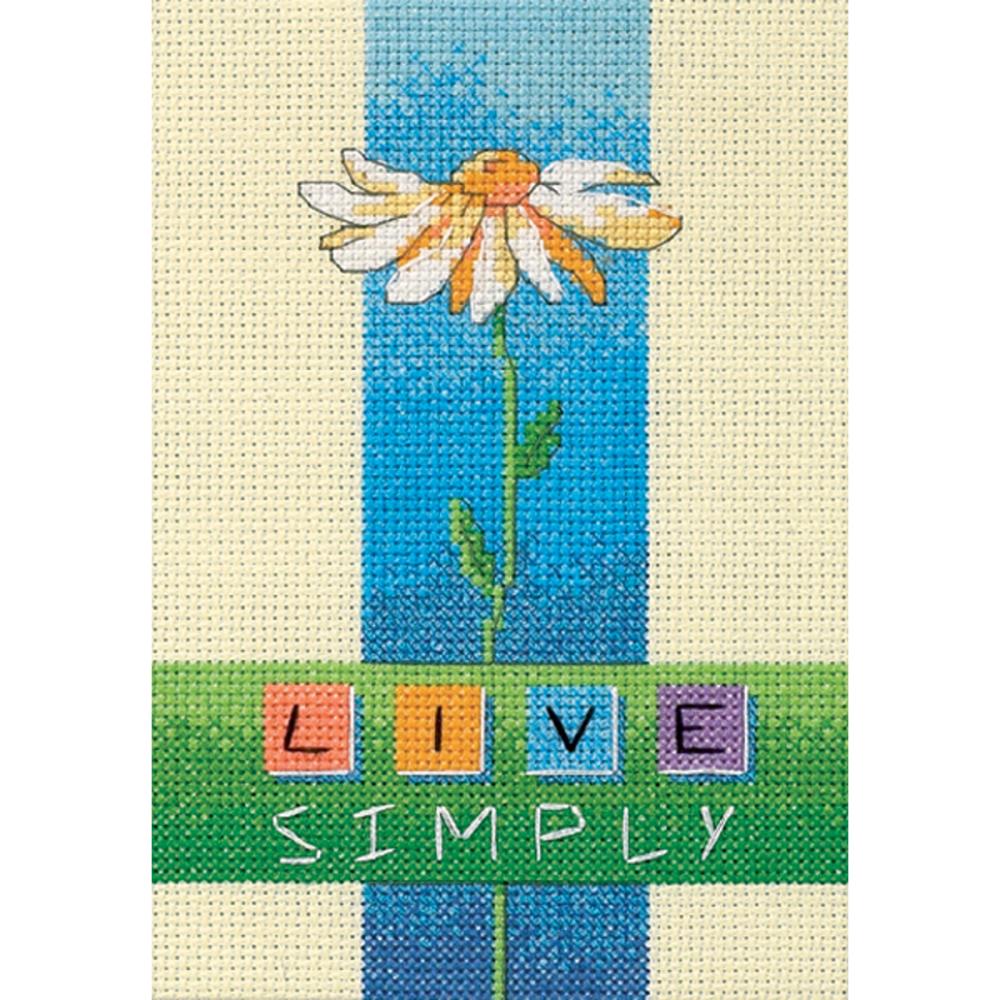 (image for) Mini Live Simply Counted Cross Stitch Kit - Click Image to Close